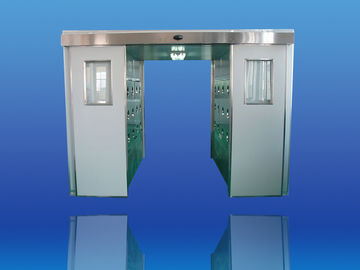 Kişi / Kargo Toz Giderme için Otomatik Kayar Kapı Cleanroom Hava Duş